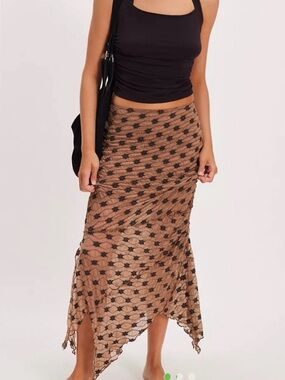 Free people Margot Convertible Maxi Skirt